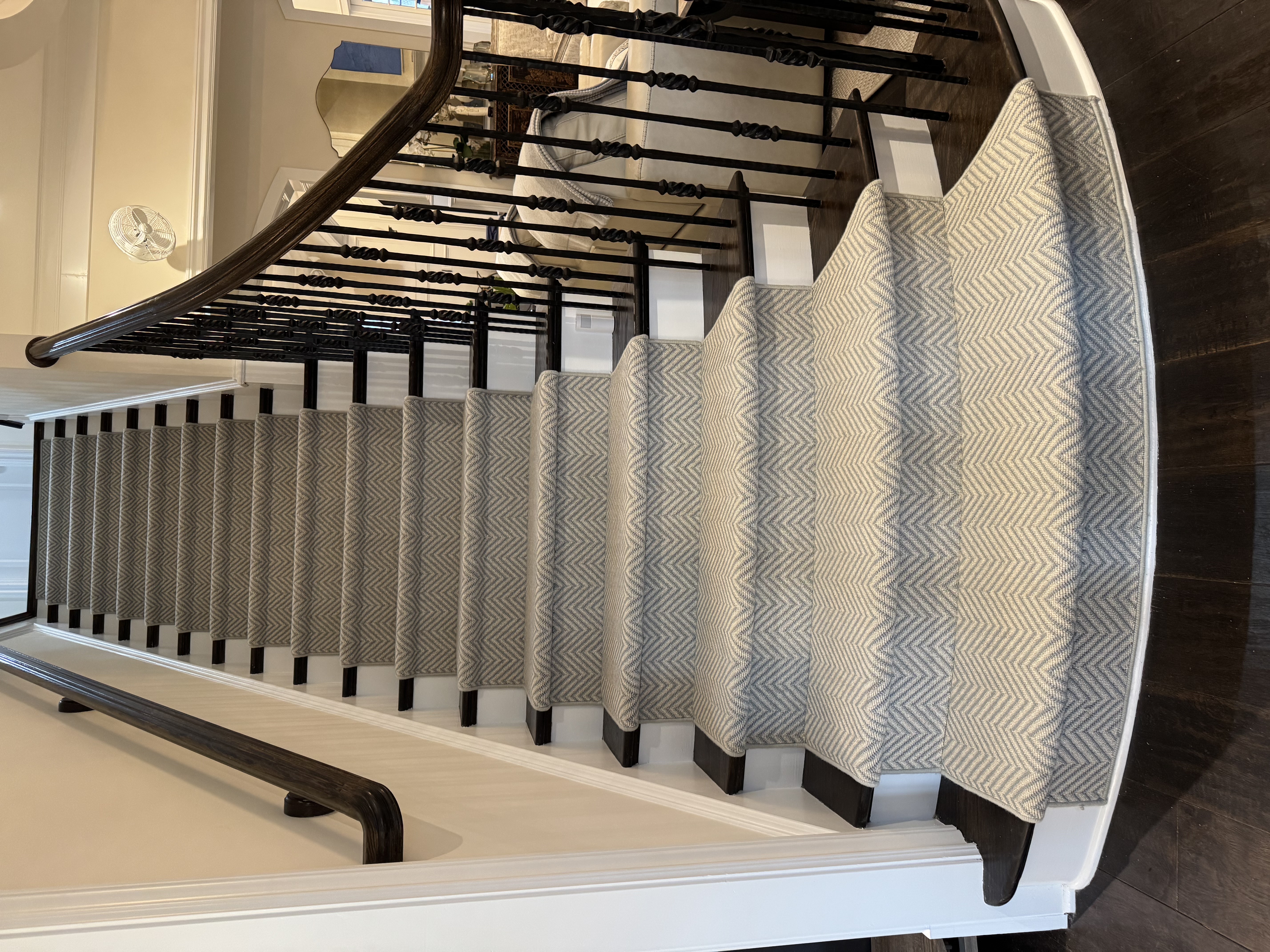 Commercial broadloom carpet installation in Atlanta office space by Underfoot Design